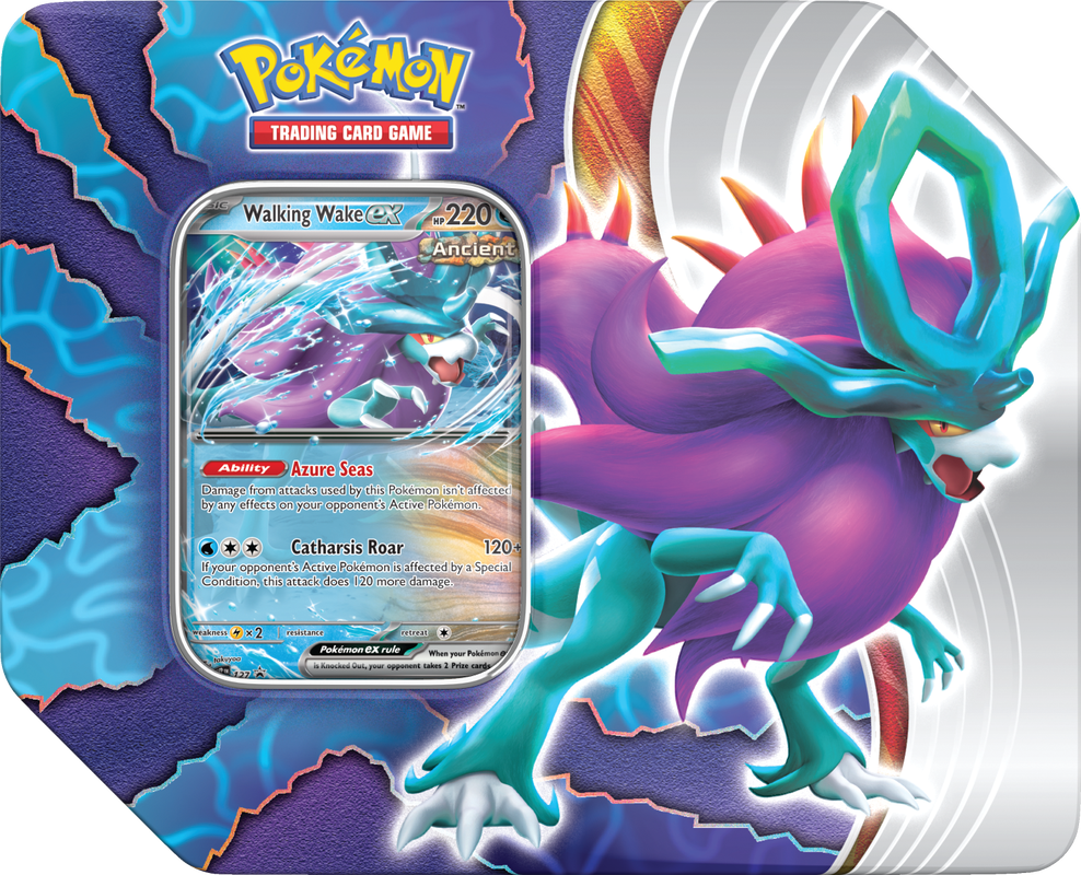 Pokémon - Paradox Clash Tin - Walking Wake