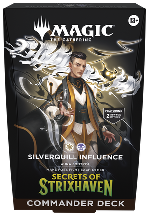 Magic The Gathering - Secrets of Strixhaven Silverquill Influence - Commander Deck