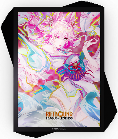 League Of Legends - Riftbound Spiritforged - Spirit Blossom Ahri Art Sleeves (100ct)
