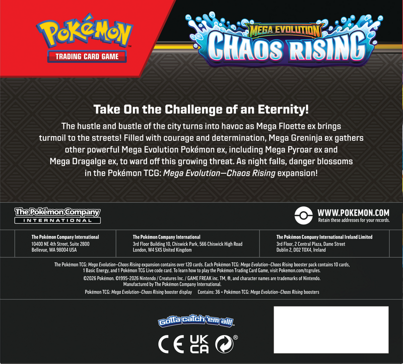 Pokémon - Mega Evolution: Chaos Rising - Booster Box