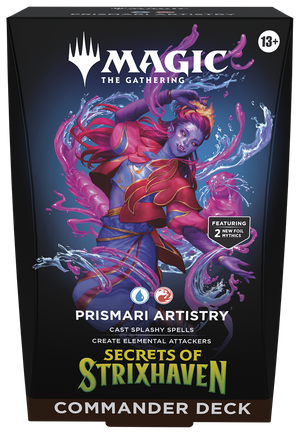 Magic The Gathering - Secrets of Strixhaven Prismari Artistry - Commander Deck
