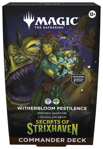 *Pre-Order* Magic The Gathering - Secrets of Strixhaven Witherbloom Pestilence - Commander Deck