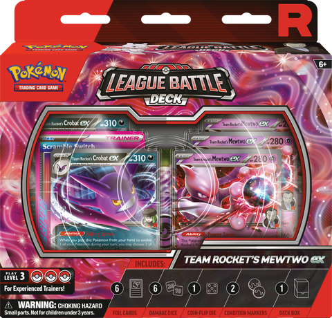 Pokémon - Team Rocket's Mewtwo ex - League Battle Deck