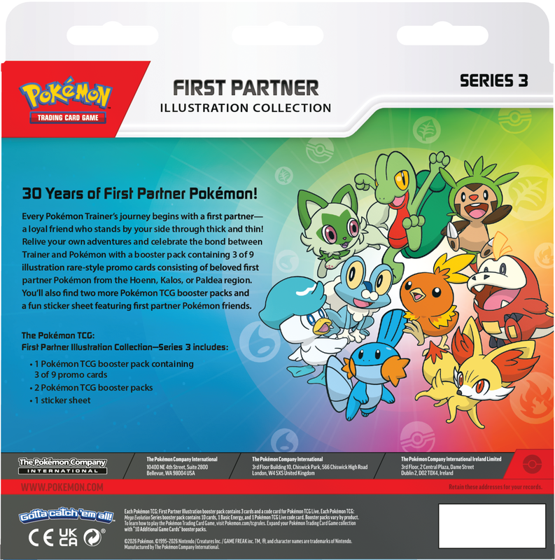 Pokémon - Collection Illustration Premiers Partenaires Série 3 (French)