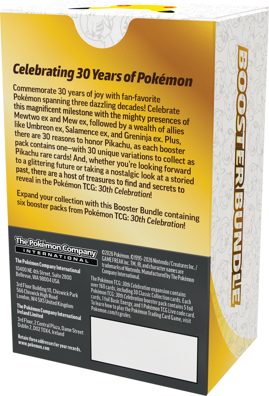 *Pre-Order* Pokémon - 30th Celebration - Booster Bundle