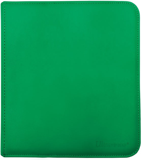 Ultra Pro - Green - 12 Pocket Zippered Binder (480)
