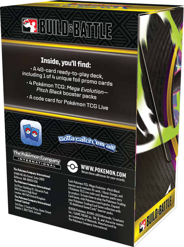 *Pre-Order* Pokémon - Pitch Black - Build & Battle Box
