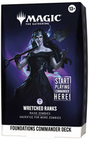 *Pre-Order* Magic The Gathering - Foundations - Commander Deck (Wretched Ranks)