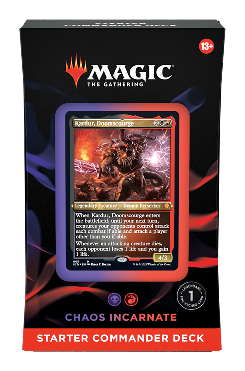 Magic The Gathering - Chaos Incarnate - Starter Commander Deck