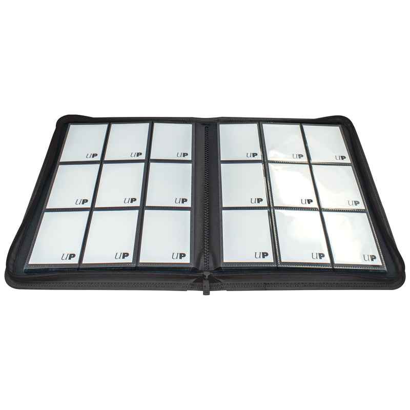 Ultra Pro - Black - 9 Pocket Zippered Binder (360)